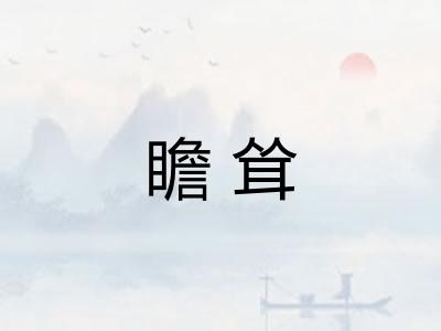 瞻耸