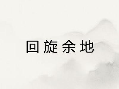 回旋余地