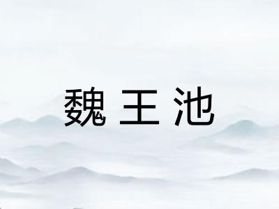 魏王池