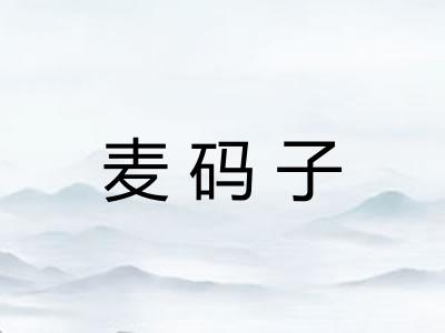 麦码子