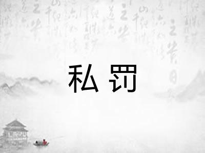 私罚