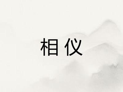 相仪
