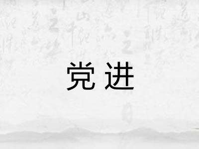 党进