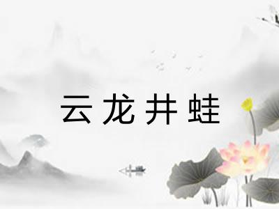 云龙井蛙