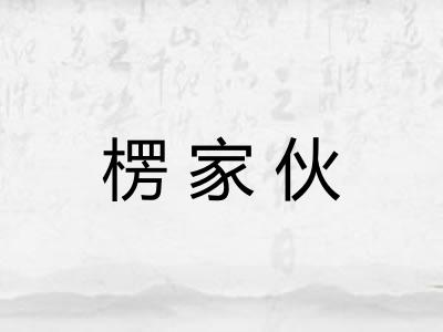 楞家伙