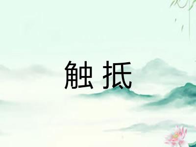 触抵
