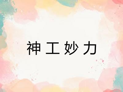 神工妙力