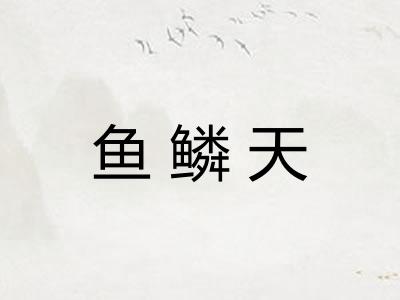 鱼鳞天