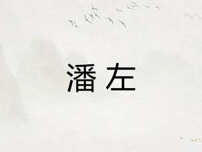 潘左
