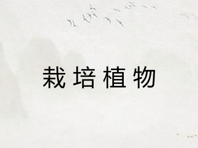 栽培植物