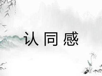 认同感