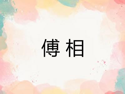 傅相