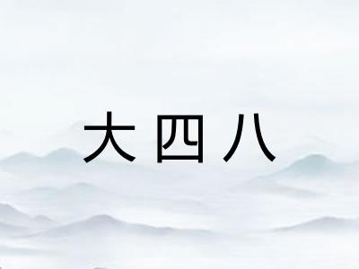大四八