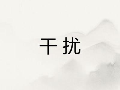 干扰