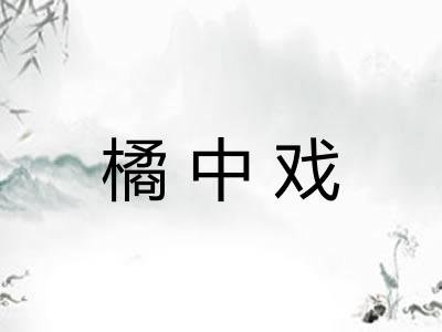橘中戏
