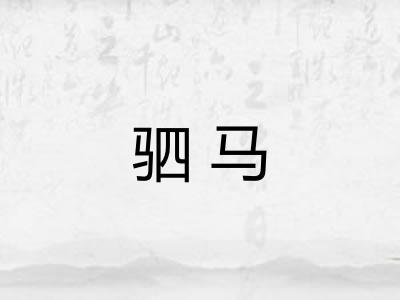 驷马