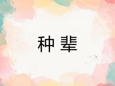 种辈