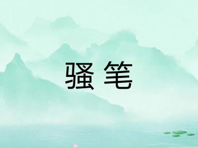 骚笔