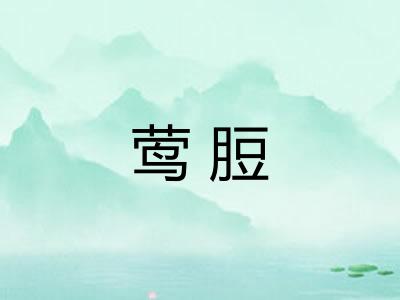 莺脰