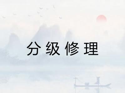 分级修理