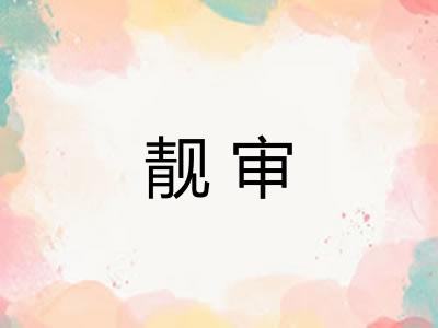 靓审