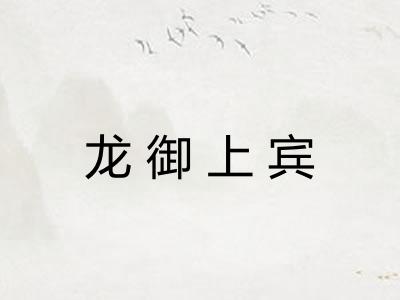 龙御上宾 龙御上宾