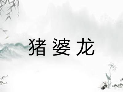 猪婆龙