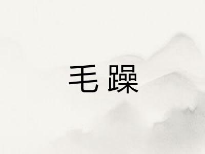 毛躁