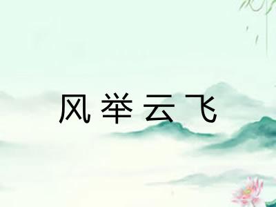 风举云飞
