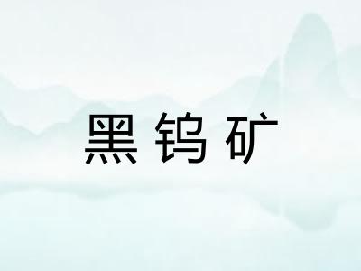 黑钨矿
