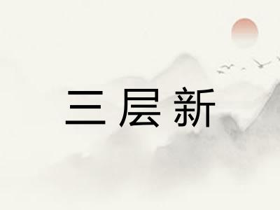 三层新