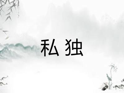 私独