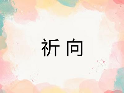 祈向
