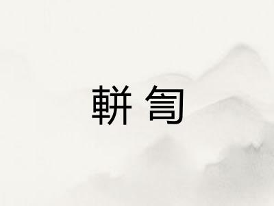 軿訇