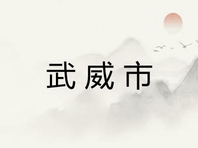 武威市