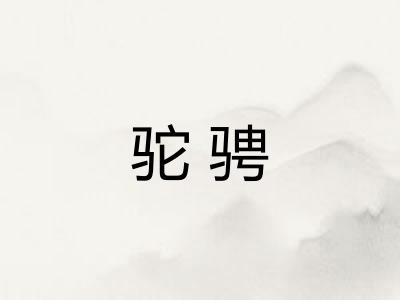 驼骋