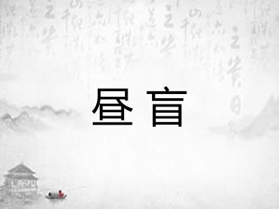 昼盲