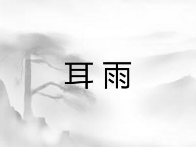 耳雨