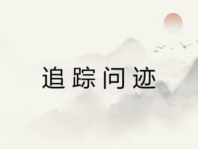 追踪问迹