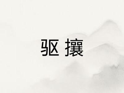 驱攘