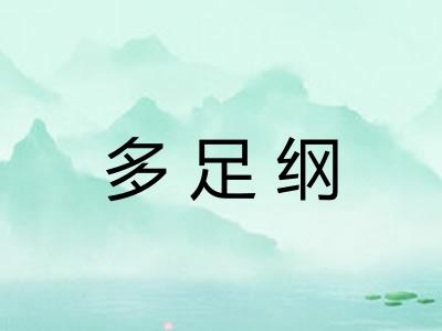 多足纲 多足纲