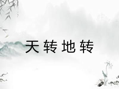 天转地转