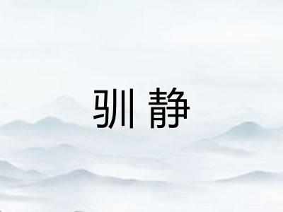 驯静