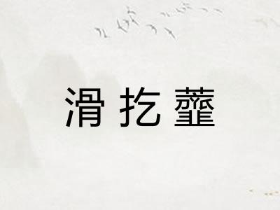滑扢虀 滑扢虀