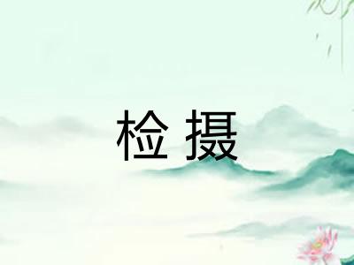 检摄