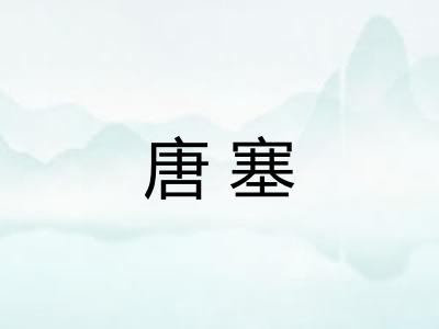 唐塞