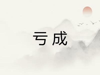 亏成