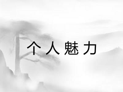 个人魅力