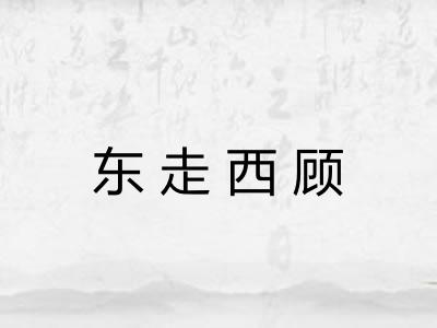 东走西顾