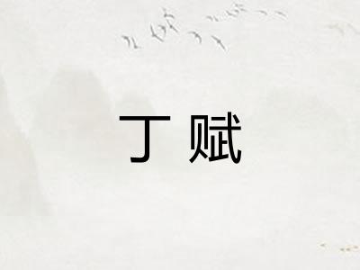 丁赋